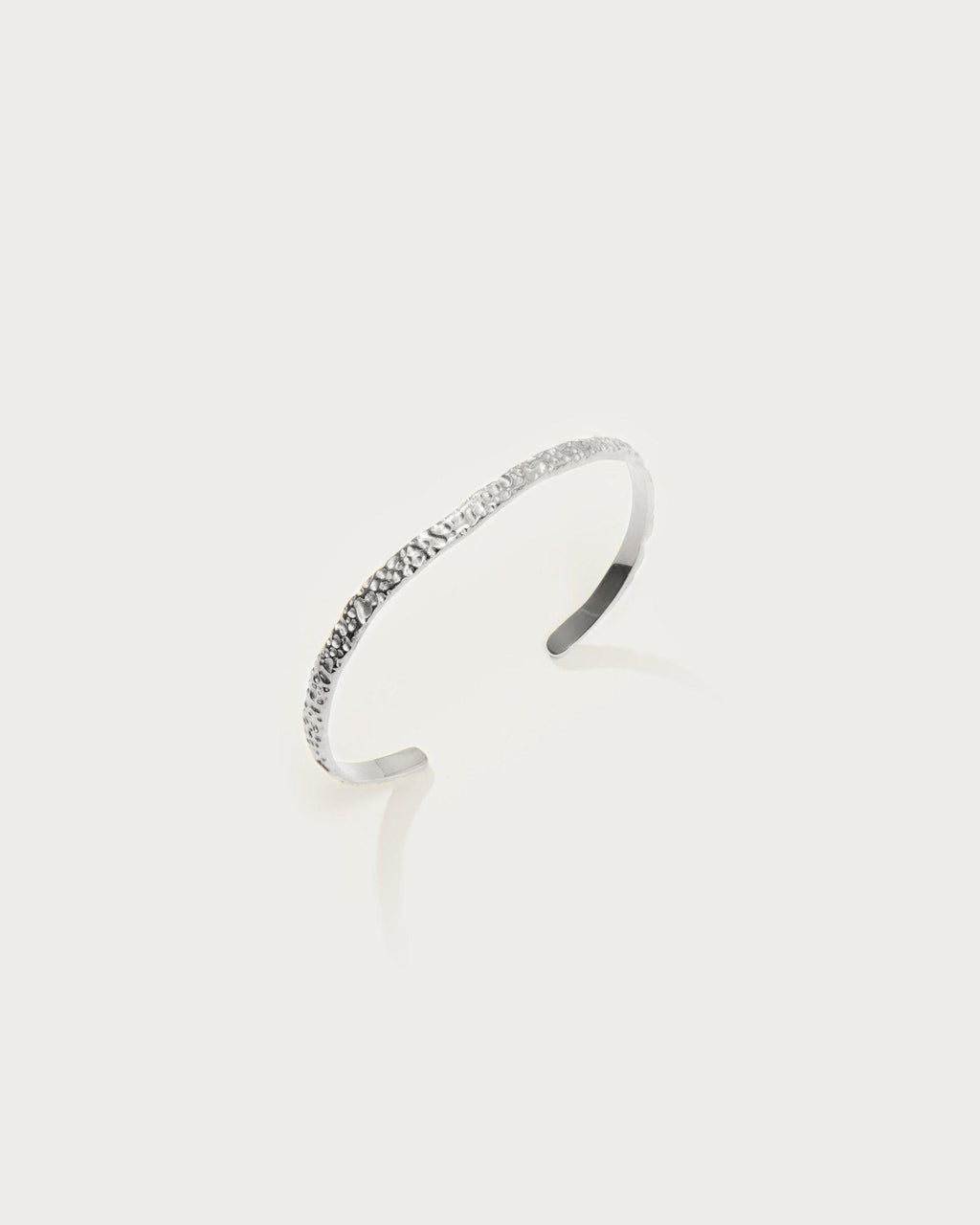 Silver Textured Bangle