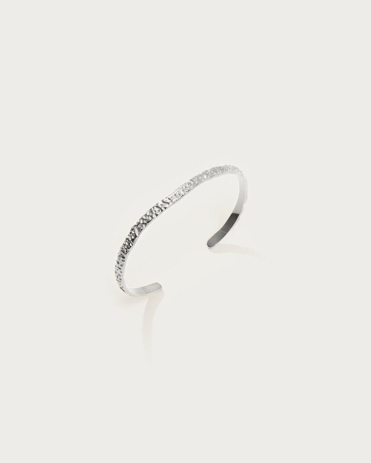 Silver Textured Bangle
